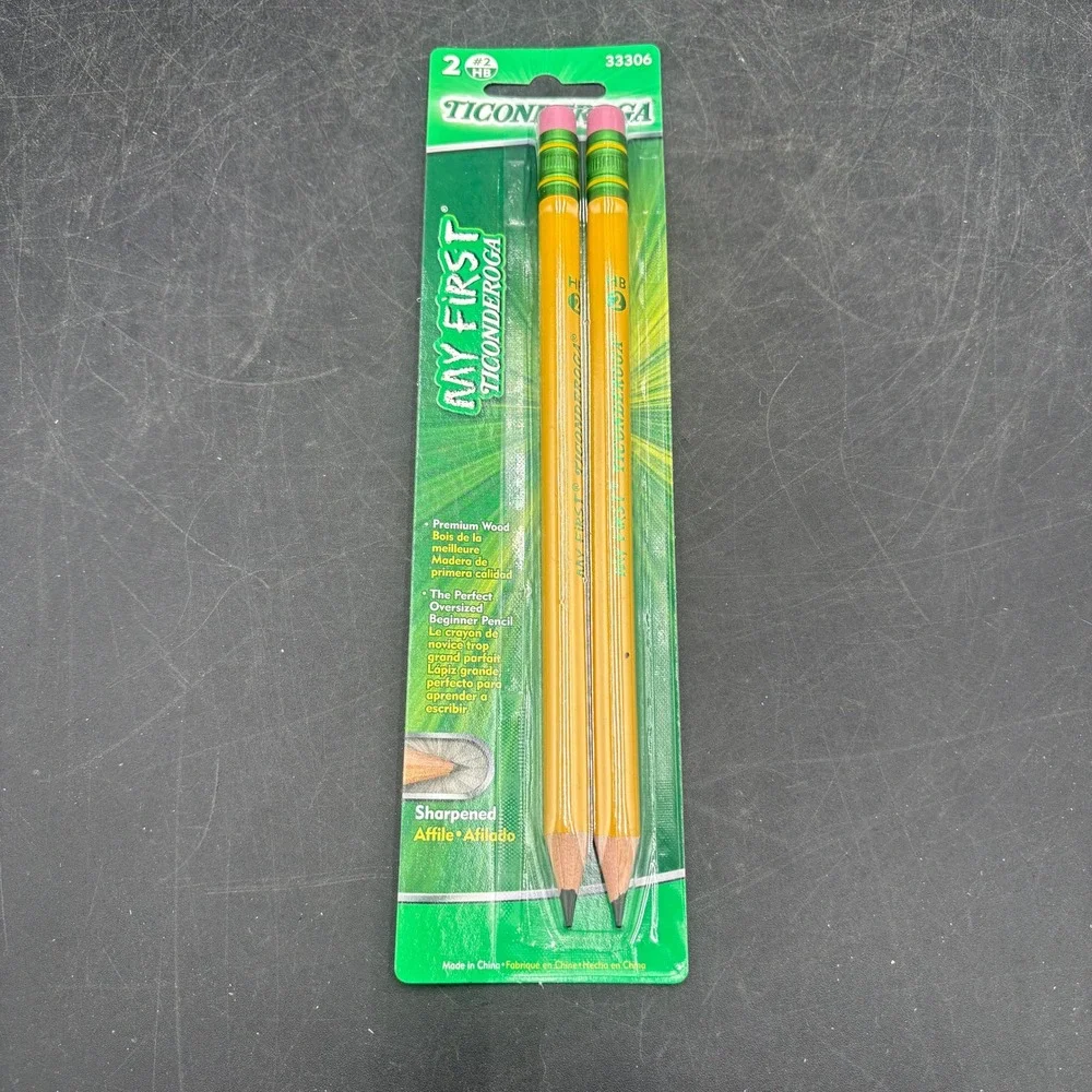 Ticonderoga My First Pencils #2 HB Yellow Bulk 13 Packs 26 Total 33306